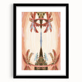 Electric Wall Art: Abstract Tropical Oasis - Modern Electric Decor