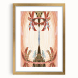 Electric Wall Art: Abstract Tropical Oasis - Modern Electric Decor