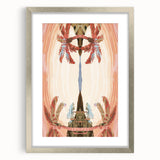 Electric Wall Art: Abstract Tropical Oasis - Modern Electric Decor