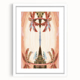 Electric Wall Art: Abstract Tropical Oasis - Modern Electric Decor