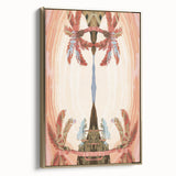 Electric Wall Art: Abstract Tropical Oasis - Modern Electric Decor