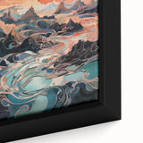 Electric Wall Art: Dreamlike Sunrise Landscape - Modern Electric Decor