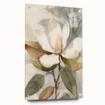 Electric Wall Art: Serene Magnolia Blossom - Modern Electric Decor