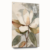 Electric Wall Art: Serene Magnolia Blossom - Modern Electric Decor