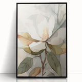 Electric Wall Art: Serene Magnolia Blossom - Modern Electric Decor