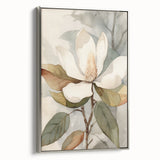 Electric Wall Art: Serene Magnolia Blossom - Modern Electric Decor