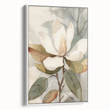 Electric Wall Art: Serene Magnolia Blossom - Modern Electric Decor