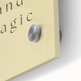 Electric Wall Art: 'and Elves and Magic' Quote - Modern Electric Decor