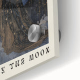 Electric Wall Art: Celestial Moon Goddess - Modern Electric Decor