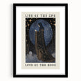 Electric Wall Art: Celestial Moon Goddess - Modern Electric Decor