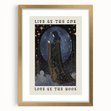 Electric Wall Art: Celestial Moon Goddess - Modern Electric Decor