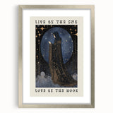 Electric Wall Art: Celestial Moon Goddess - Modern Electric Decor