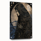 Electric Wall Art: Celestial Moon Priestess - Modern Electric Decor