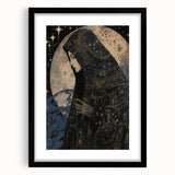 Electric Wall Art: Celestial Moon Priestess - Modern Electric Decor