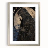 Electric Wall Art: Celestial Moon Priestess - Modern Electric Decor