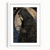 Electric Wall Art: Celestial Moon Priestess - Modern Electric Decor