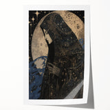 Electric Wall Art: Celestial Moon Priestess - Modern Electric Decor