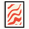 Electric Wall Art - Bold Abstract Waves Painting - Modern Electric Decor