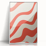 Electric Wall Art - Bold Abstract Waves Painting - Modern Electric Decor