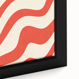 Electric Wall Art - Bold Abstract Waves Painting - Modern Electric Decor