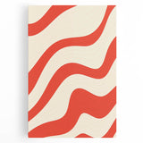 Electric Wall Art - Bold Abstract Waves Painting - Modern Electric Decor