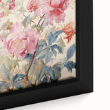Electric Wall Art - Elegant Floral Painting with Typography - Modern Decor