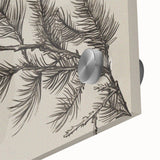 Electric Wall Art - Botanical Sketch of Pine Branch - Minimalist Decor