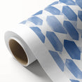 Electric Wall Art – Geometric Blue Pattern Modern Electric Decor Canvas