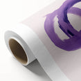 Electric Wall Art – Bold Purple Brushstroke Modern Electric Art Canvas