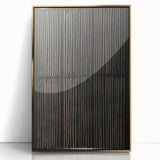 Minimalist Electric Line Art Canvas - Modern Monochrome Wall Decor