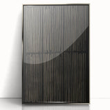 Minimalist Electric Line Art Canvas - Modern Monochrome Wall Decor