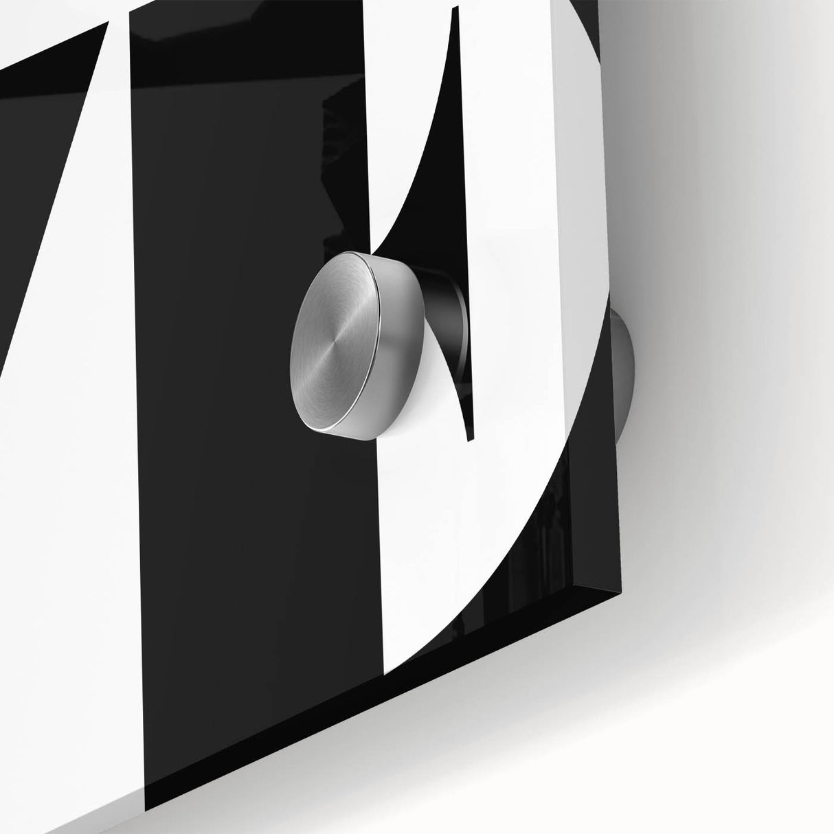 Electric Wall Art: Bold Modern Decor with Black and White Love Typography