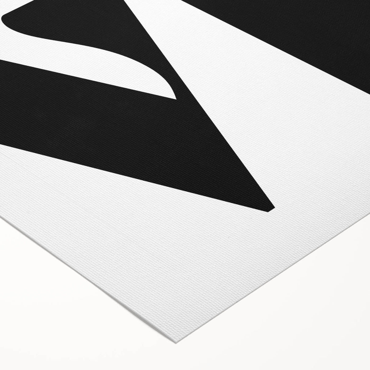 Electric Wall Art: Bold Modern Decor with Black and White Love Typography