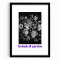 Electric Wall Art – Botanical Garden Black and White Modern Electric Decor