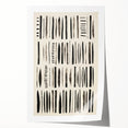 Abstract Electric Pattern Canvas - Monochrome Modern Wall Art Decor