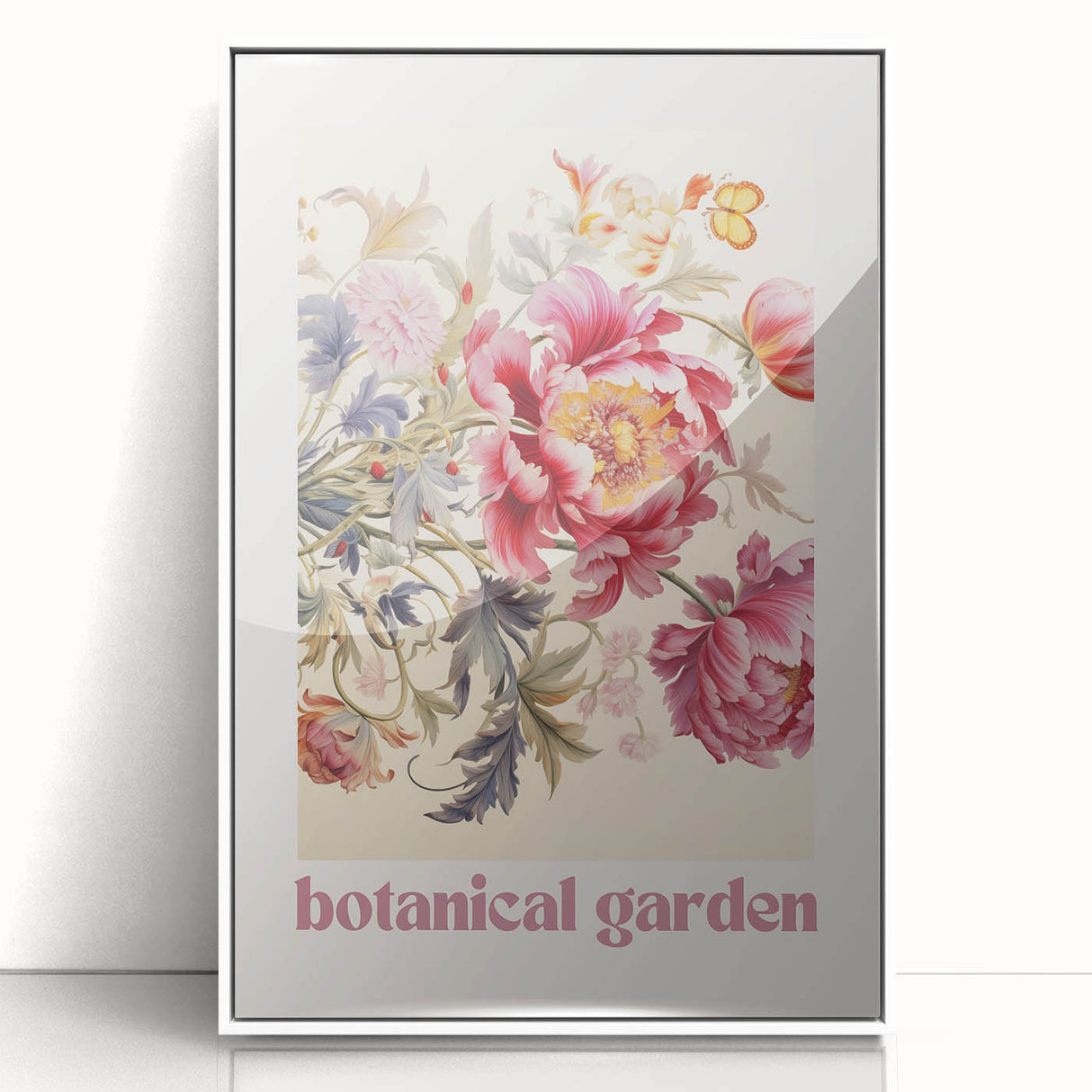 Electric Wall Art – Botanical Garden Floral Design Modern Electric Decor