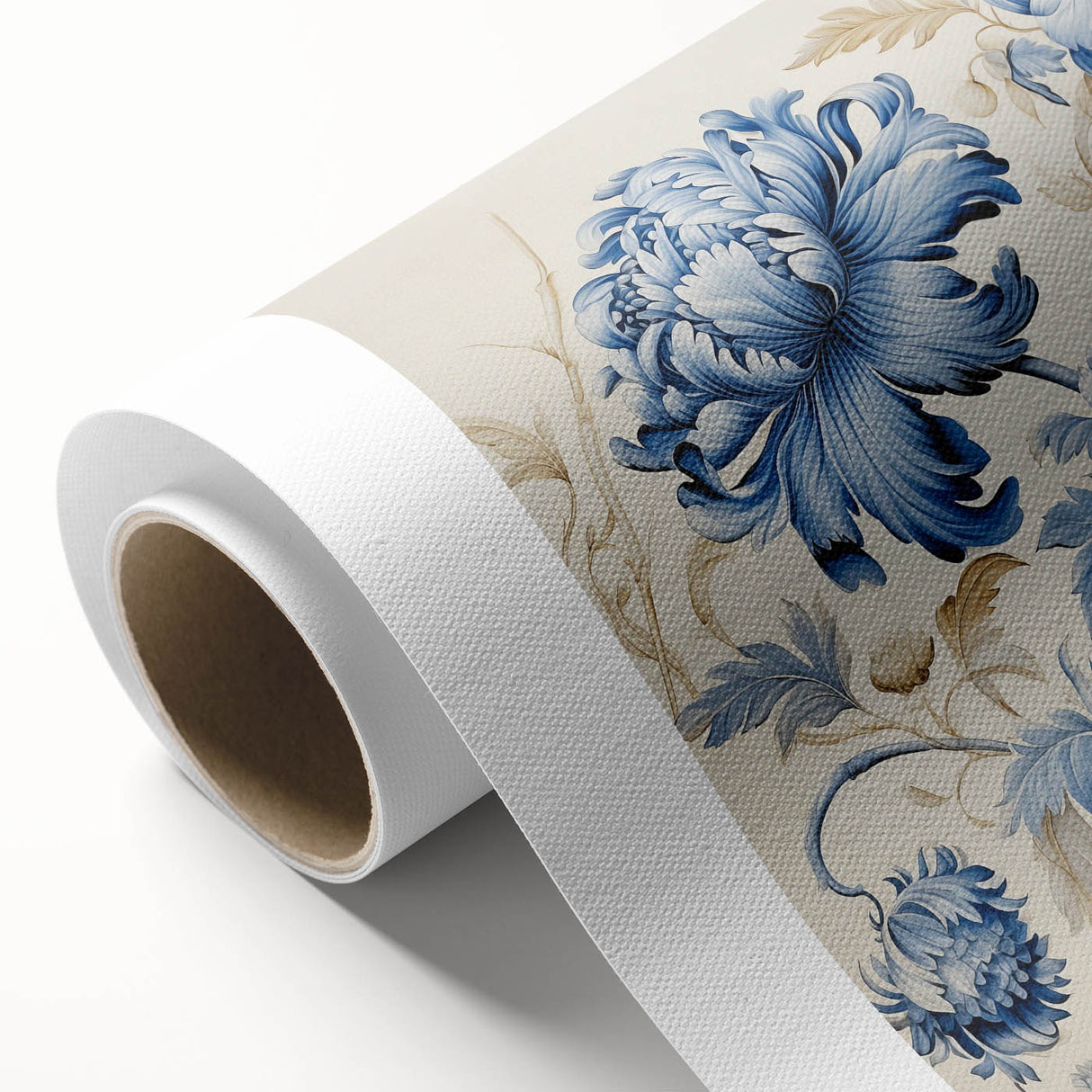 Electric Wall Art – Blue Floral Botanical Design Modern Electric Decor