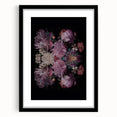 Electric Wall Art | Dark Floral Electric Canvas for Modern Interiors