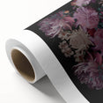 Electric Wall Art | Dark Floral Electric Canvas for Modern Interiors