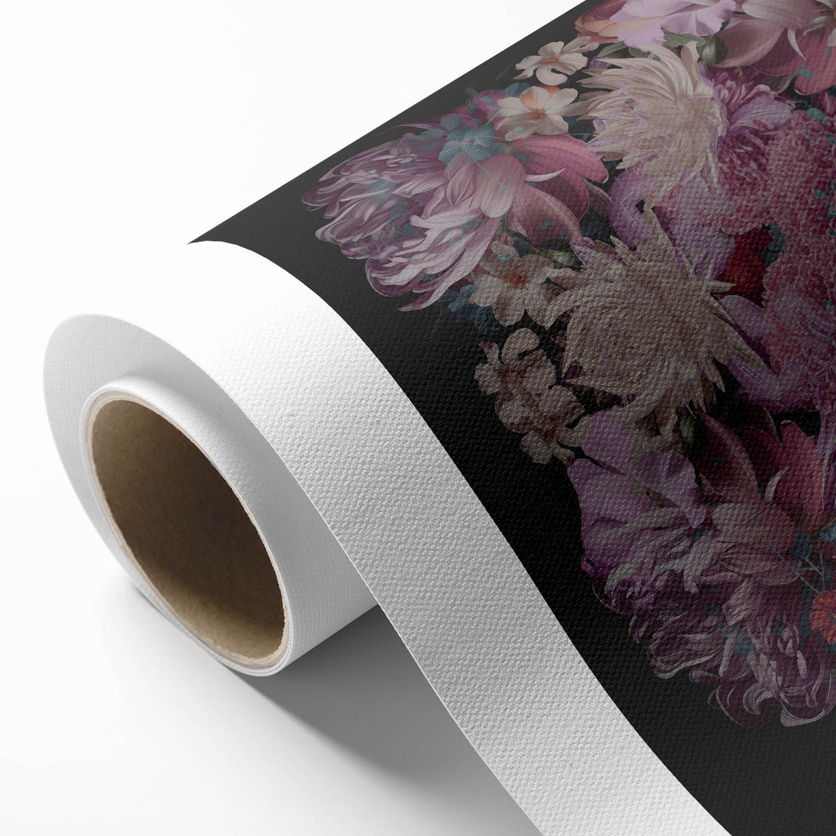 Electric Wall Art | Dramatic Floral Electric Canvas for Modern Decor