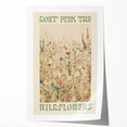 Electric Wall Art | 'Don't Pick the Wildflowers' Electric Canvas Decor