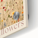 Electric Wall Art | 'Dance Among the Wildflowers' Electric Canvas Decor