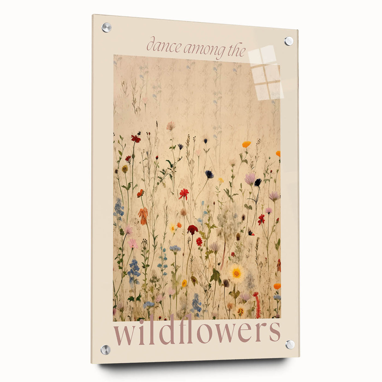 Electric Wall Art | 'Dance Among the Wildflowers' Electric Canvas Decor
