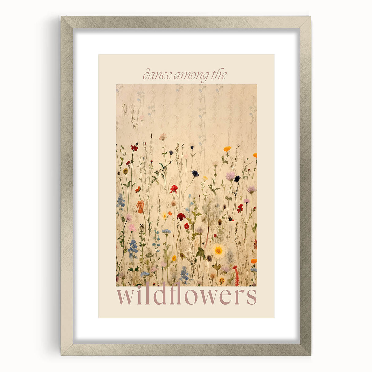Electric Wall Art | 'Dance Among the Wildflowers' Electric Canvas Decor