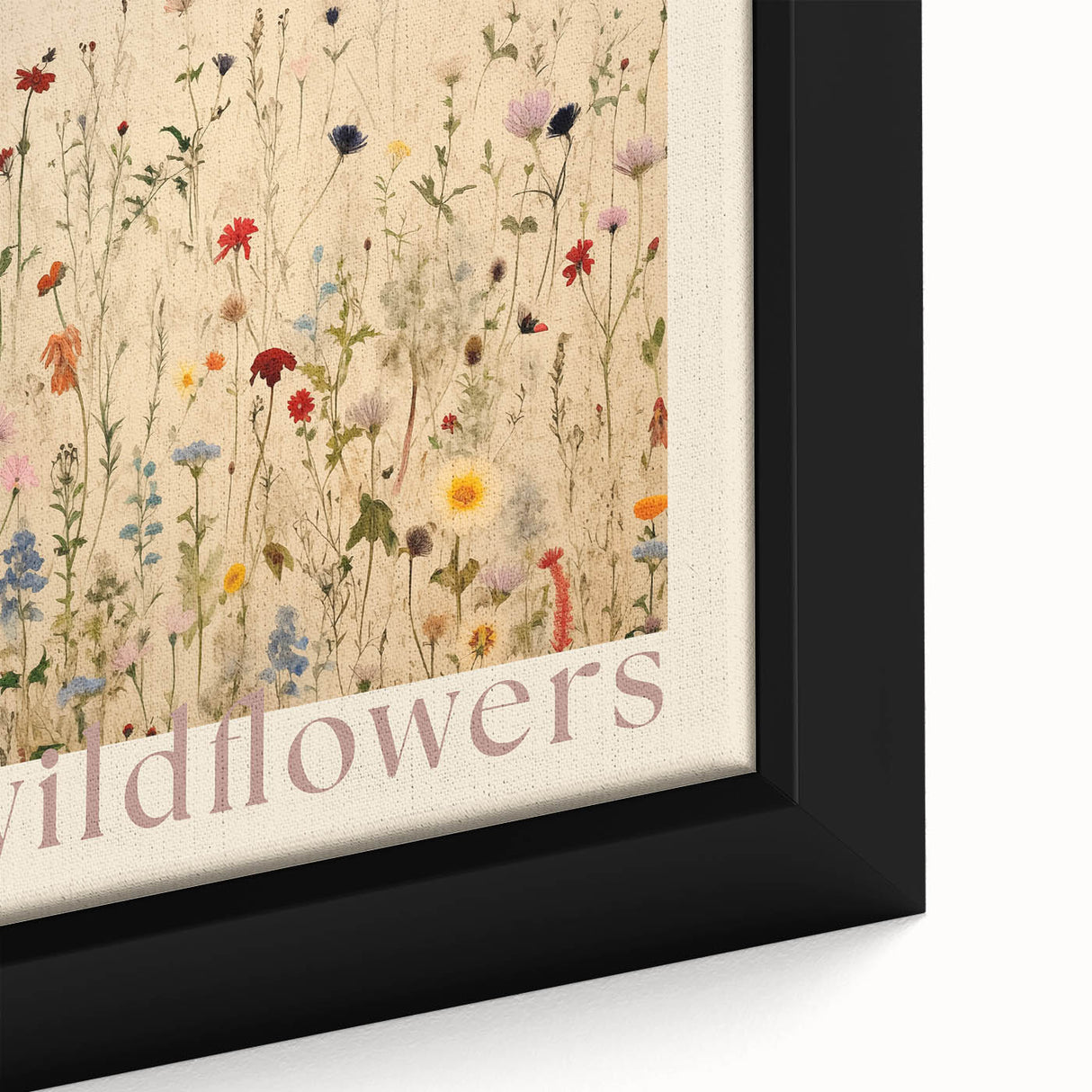 Electric Wall Art | 'Dance Among the Wildflowers' Electric Canvas Decor