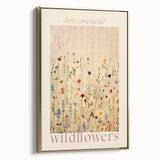 Electric Wall Art | 'Dance Among the Wildflowers' Electric Canvas Decor