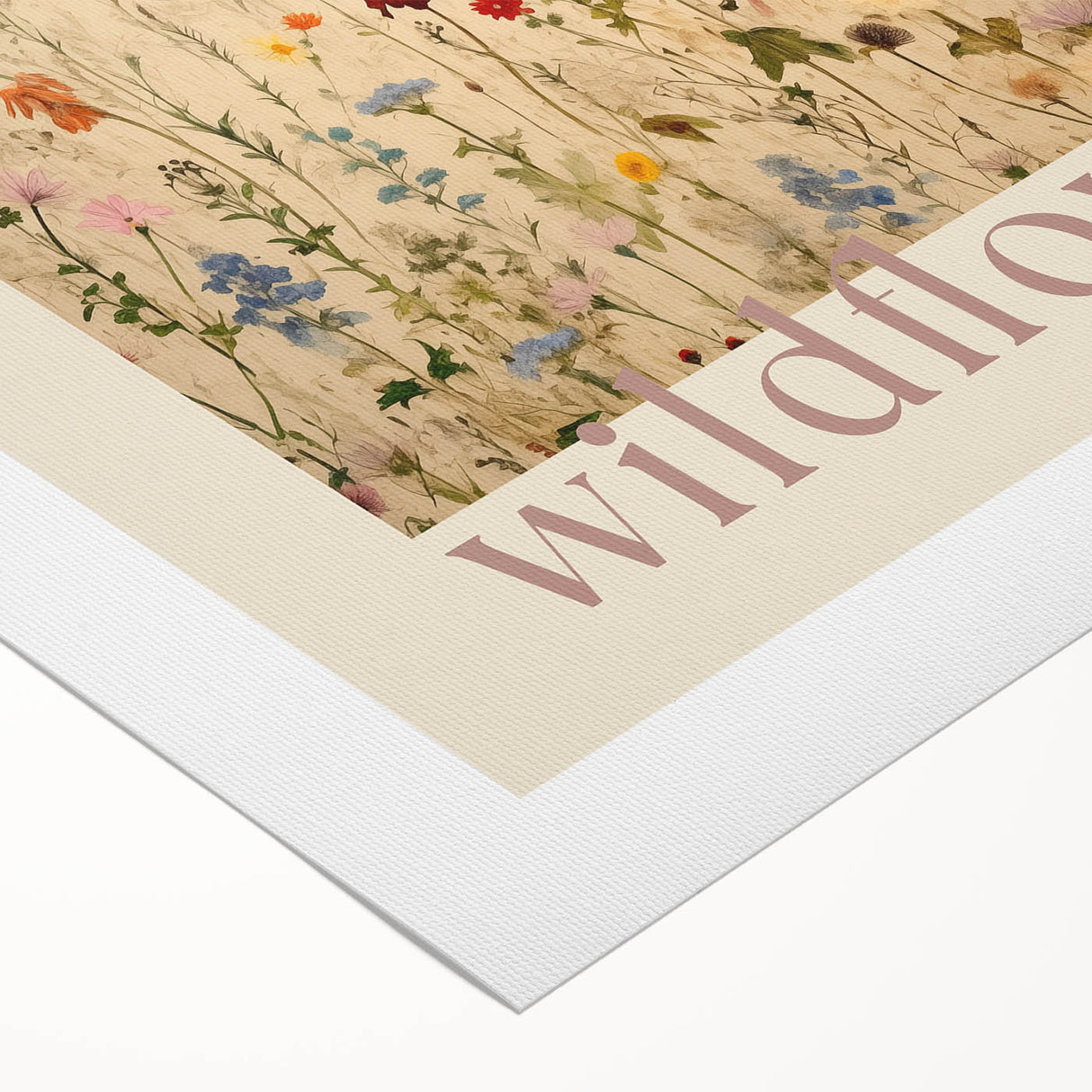 Electric Wall Art | 'Dance Among the Wildflowers' Electric Canvas Decor
