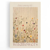 Electric Wall Art | 'Dance Among the Wildflowers' Electric Canvas Decor