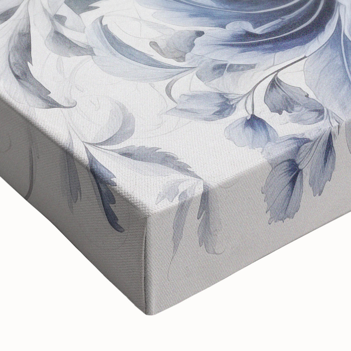 Electric Wall Art | Blue Floral Electric Canvas for Modern Interiors