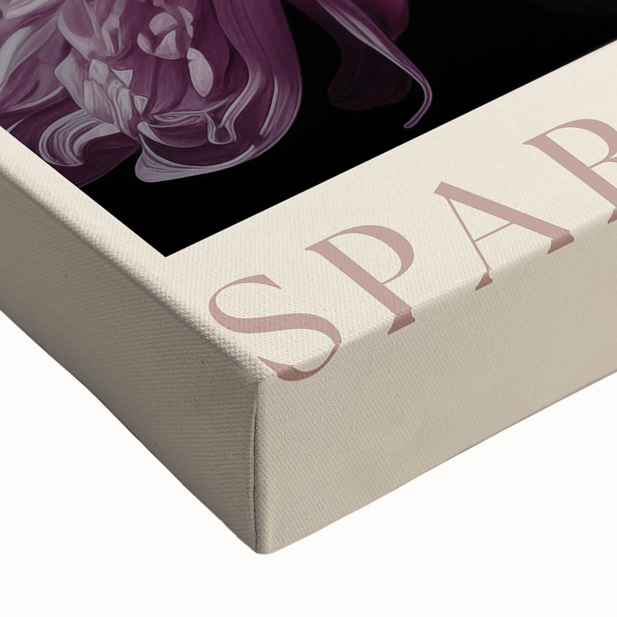 Electric Wall Art | 'Your Words Spark Wonder' Floral Canvas Decor
